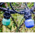 SL-55 Waterproof 15M 15 sockets String Lighting Commercial Grade E26 E27 Holiday LED String Light